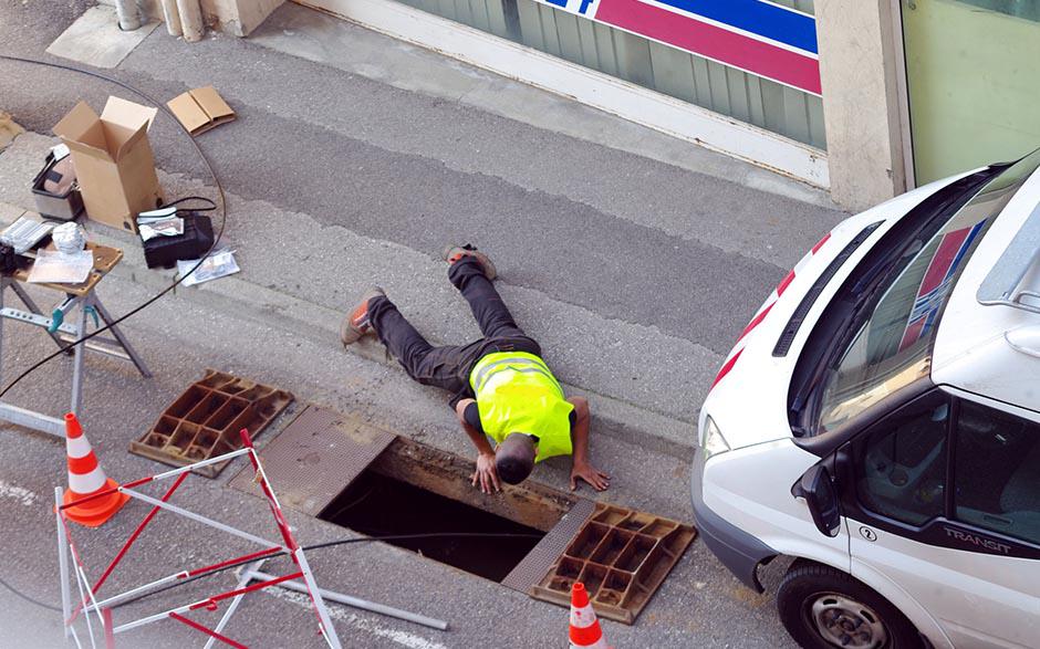 travaux assainissement prix Grandvilliers